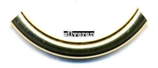 Gold Vermeil - Tube Beads