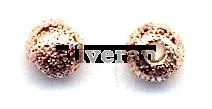 Silver Beads Rose Gold