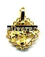 Silver Beads Gold Vermeil