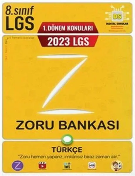 Tonguç Akademi 2023 8. Sınıf LGS 1. Dönem Türkçe Zoru Bankası