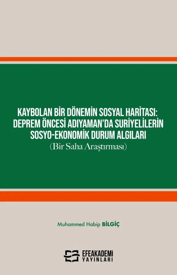 KAYBOLAN BİR DÖNEMİN SOSYAL HARİTASI: Deprem Öncesi Adıyaman’da Suriyelilerin Sosyo-Ekonomik Durum Algıları (Bir Saha Araştırması)